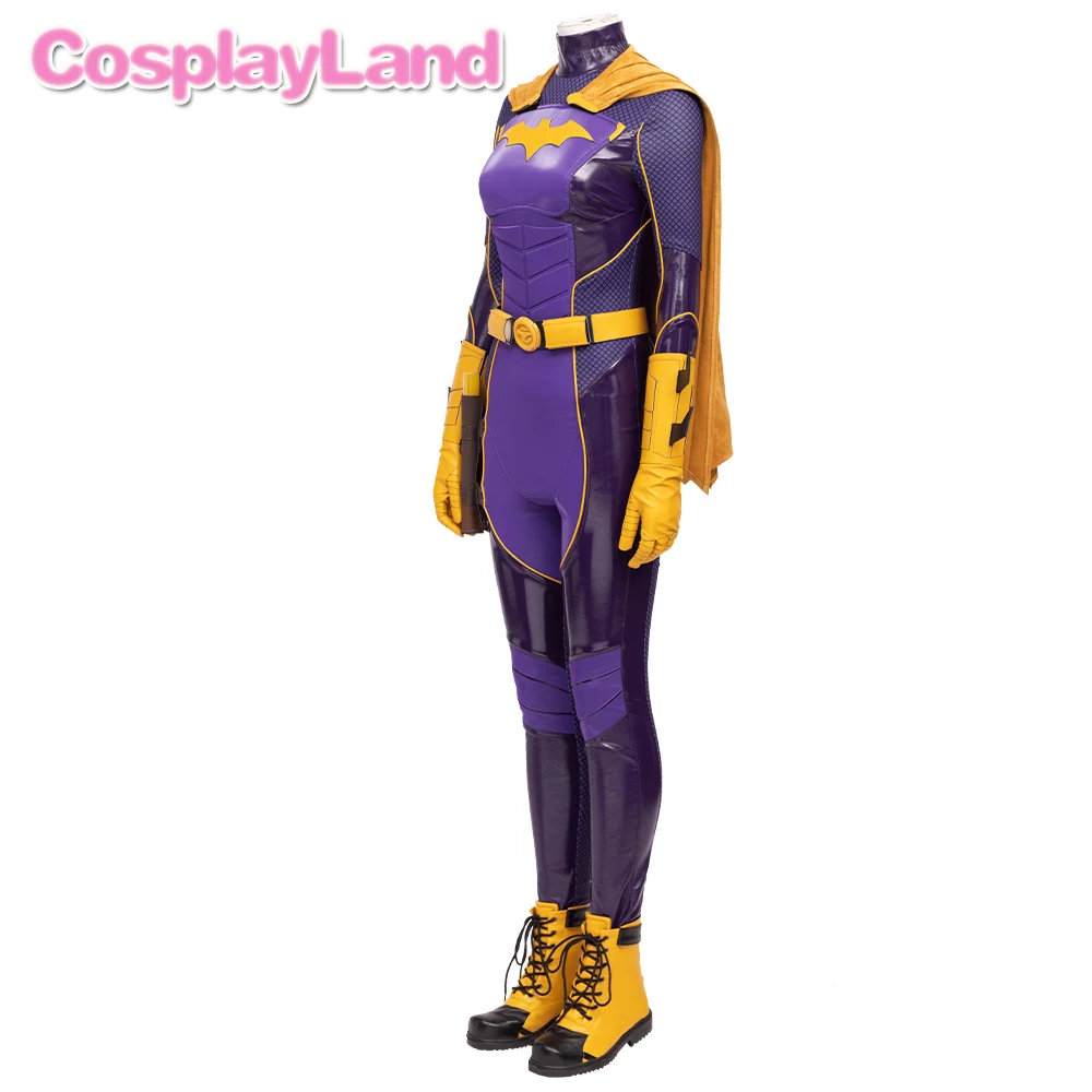 Trò Chơi Gotham Hiệp Sĩ Batgirl Trang Phục Hóa Trang Người Phụ Nữ Siêu Anh Hùng Zentai Phù Hợp Với Halloween Bodysuit Con Trưởng Thành Trang Phục Jumpsuit