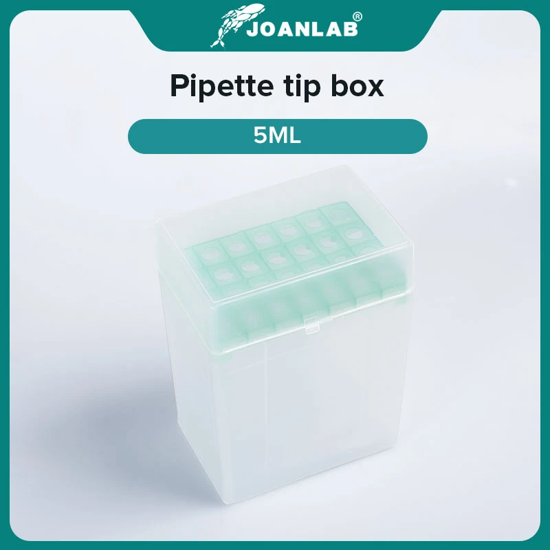 JOANLAB-caja de puntas de pipeta de laboratorio, caja de pipeta de plástico de 10UL, 200UL, 1ml, 5ml, 10ml, tienda oficial