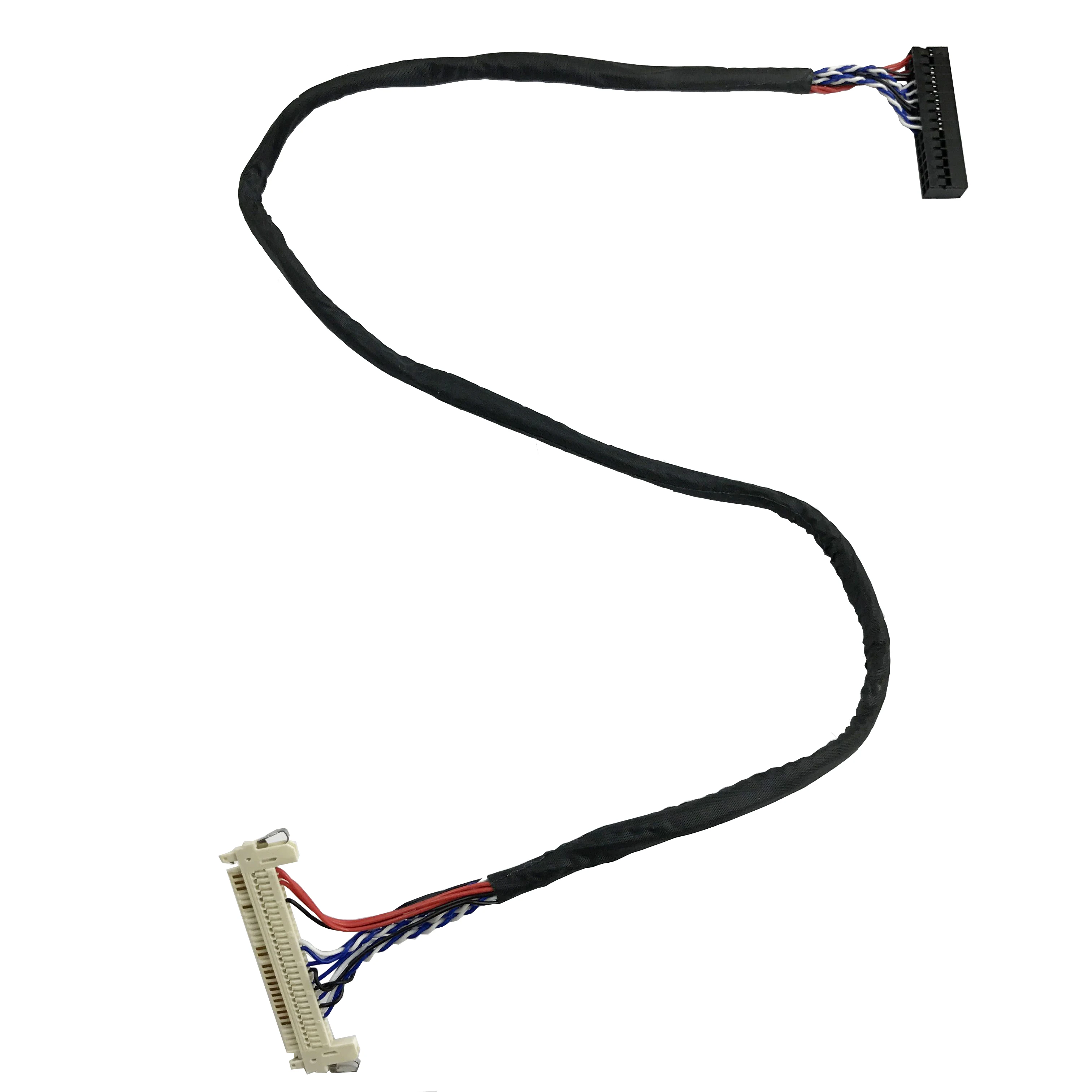 FIX-30P-D8 lvds cable 40cm 30Pin 1ch 8bit lvds cable for LG AU samsung 26-32