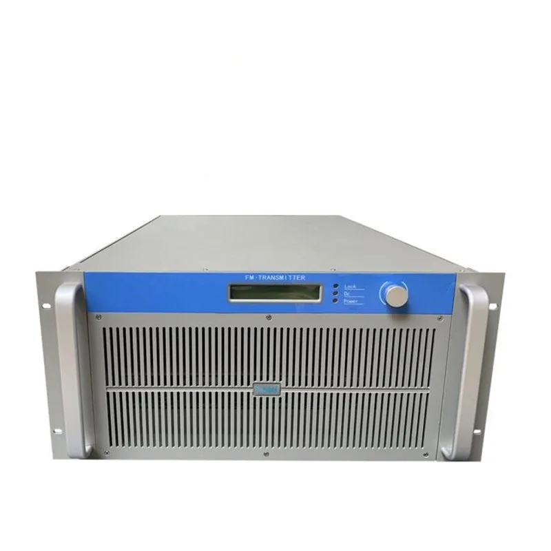 5000W FM Broadcast Transmitter+8-Bay Antenna+50 Meters Cables  With Digital Rds Encoder  Total 4 Broadcast  Equipments