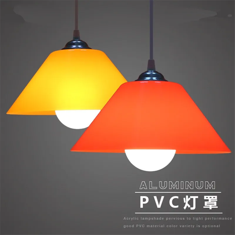 PVC Plastica Luce Del Pendente Paralume Moderna Apparecchi di Illuminazione Cucina Lampada A Sospensione Sala da pranzo Camera Da Letto Complementi