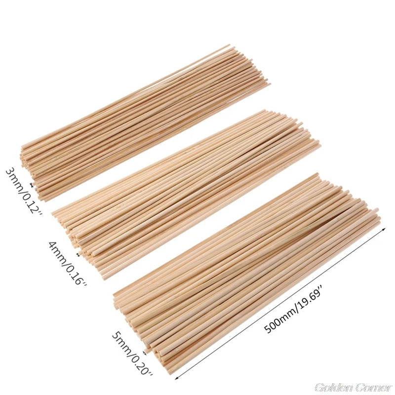 50Pcs Wooden Plants Grow Support Bamboo Sticks Garden Flower Support Cane DIY Building Model Materials D02 20 Dropshipping