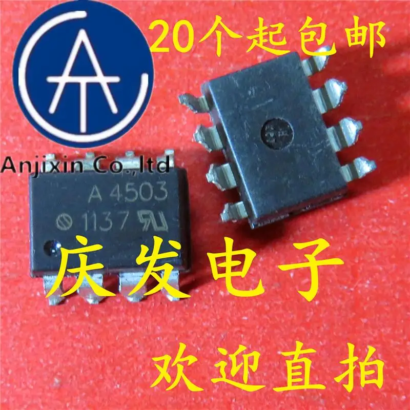 10 Chiếc 100% Orginal Mới Có Hàng A4503 HCPL-4503 Optocoupler SOP8