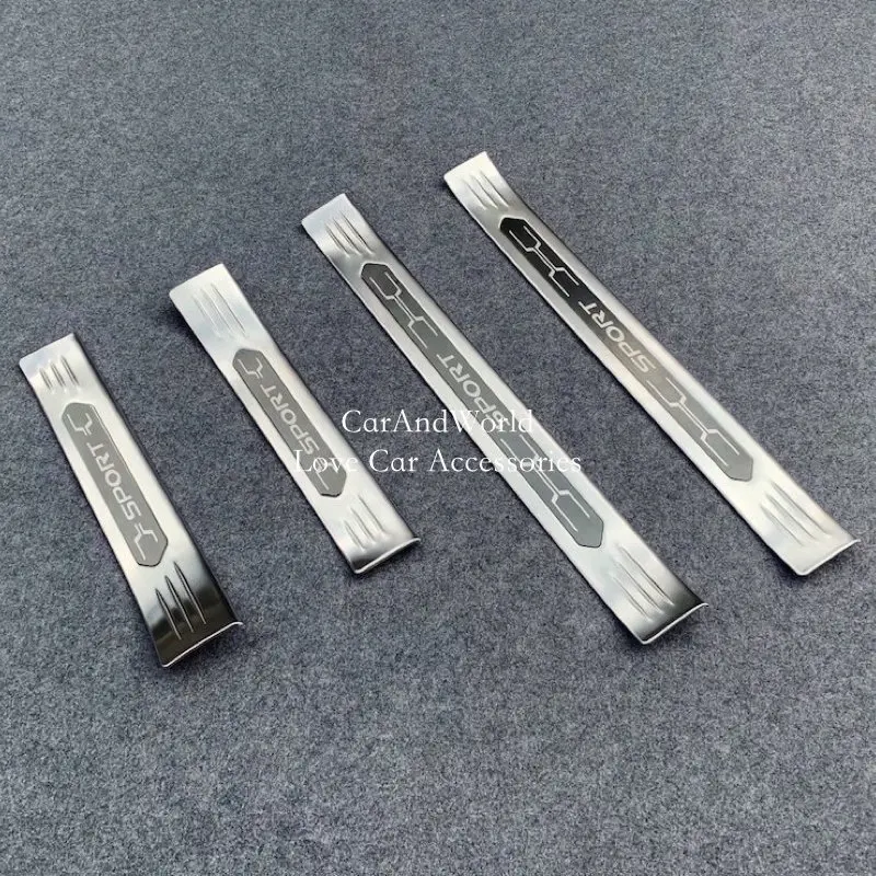

For Toyota RAV4 RAV 4 2019-2025 Auto Scuff Plate Door Sill Protector Trim Welcome Kick Guard Pedal Cover Car-Styling Accessories