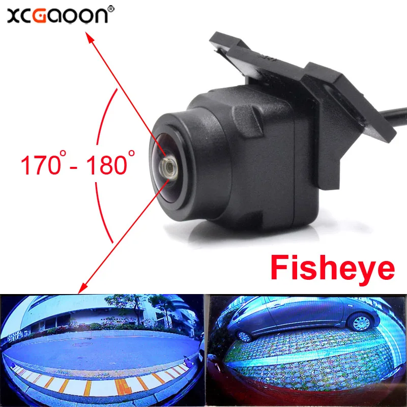 180 Degree Fisheye Lens CCD / AHD 720P Car Reverse Rear / Front View Backup Camera Night Vision