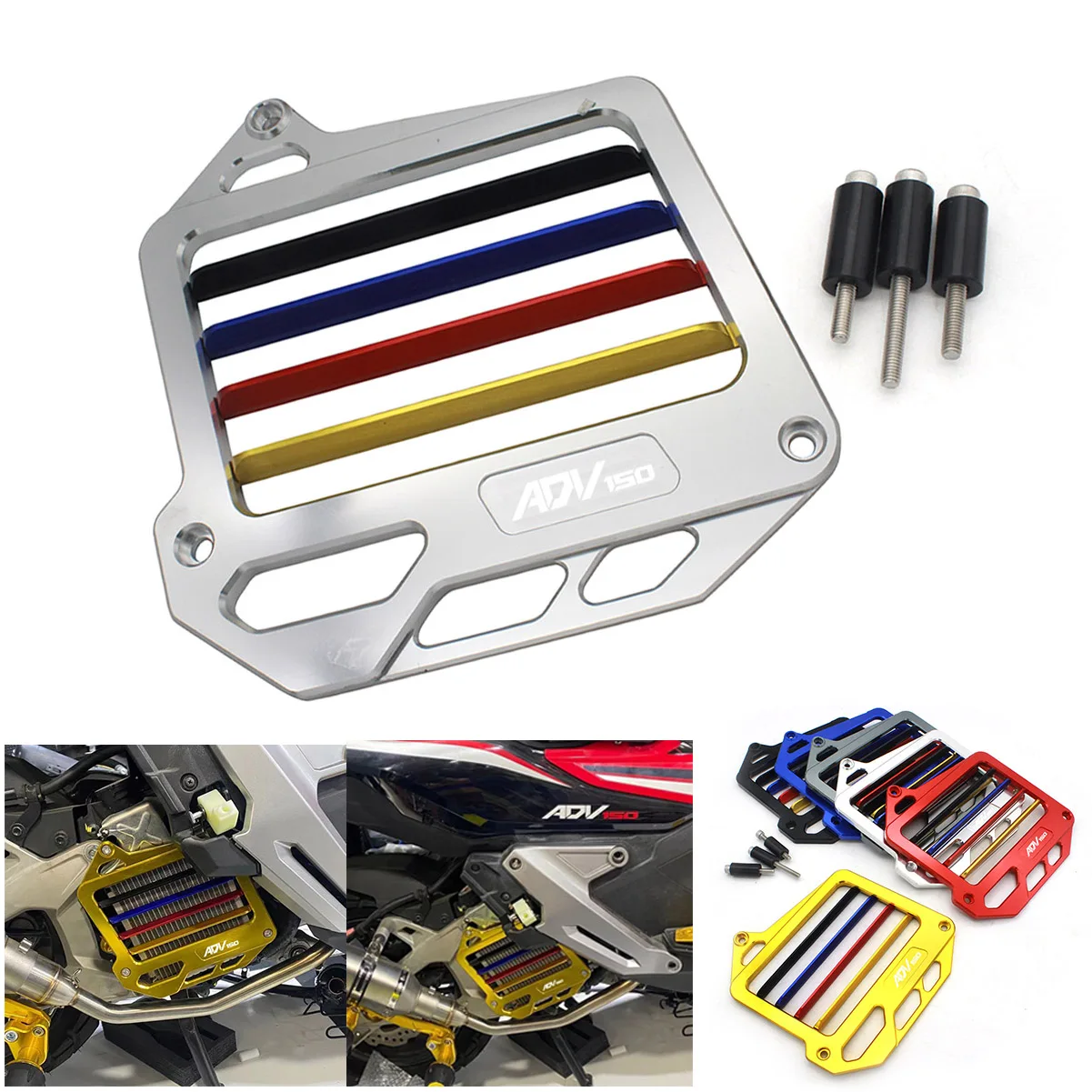 

Semspeed for ADV150 with Logo Water Tank Protection Protect Cover CNC Parts Fit Honda ADV150 2019-2020 2021 Vario150 CLICK 150