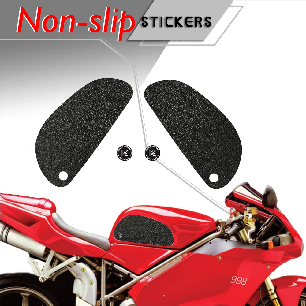 

Motorcycle tank grip fuel tank traction pad side knee grip friction protector sticker for DUCATI 00-03 748 00-01 996 02-02 998