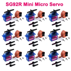 5pcs 10pcs 20pcs 30pcs 50pcs 100pcs NEW SG92R Mini Micro Servo 9g 2.5kg servos for RC Airplane Helicopter Car Boat Robot Parts