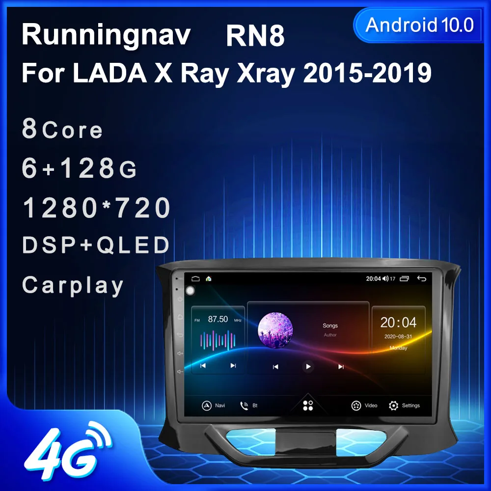 

Автомобильный радиоприемник Runningnav для LADA X Ray Xray 2015, 2016, 2017, 2019, 2 Din, Android, автомобильный радиоприемник, мультимедийный видеоплеер, навигация GPS