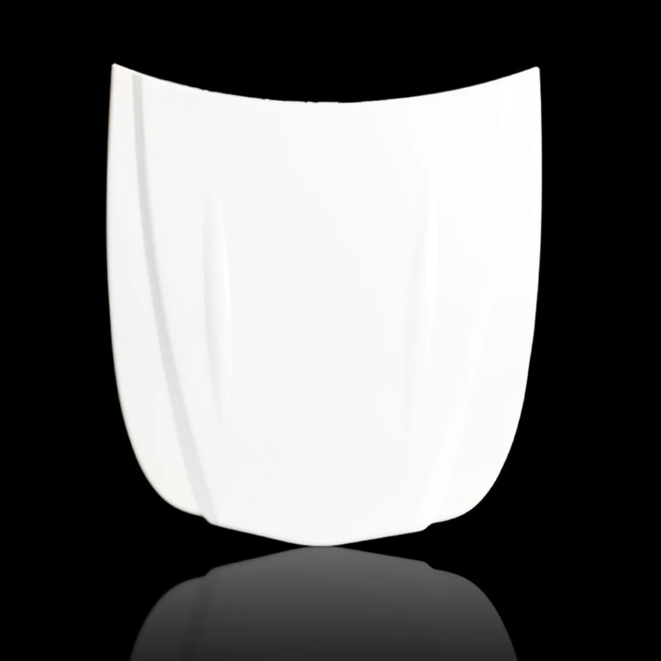 

26*30cm Plastic Mini Car Engine Bonnet /Hood Vinyl Display Model For Custom Paint Hood In White MO-179S