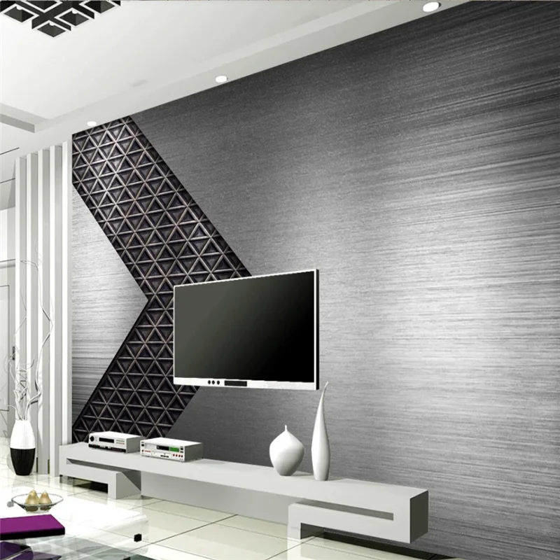 Custom Mural Wallpaper Modern minimalist 3D stereo geometric graphics TV Background Wall Painting