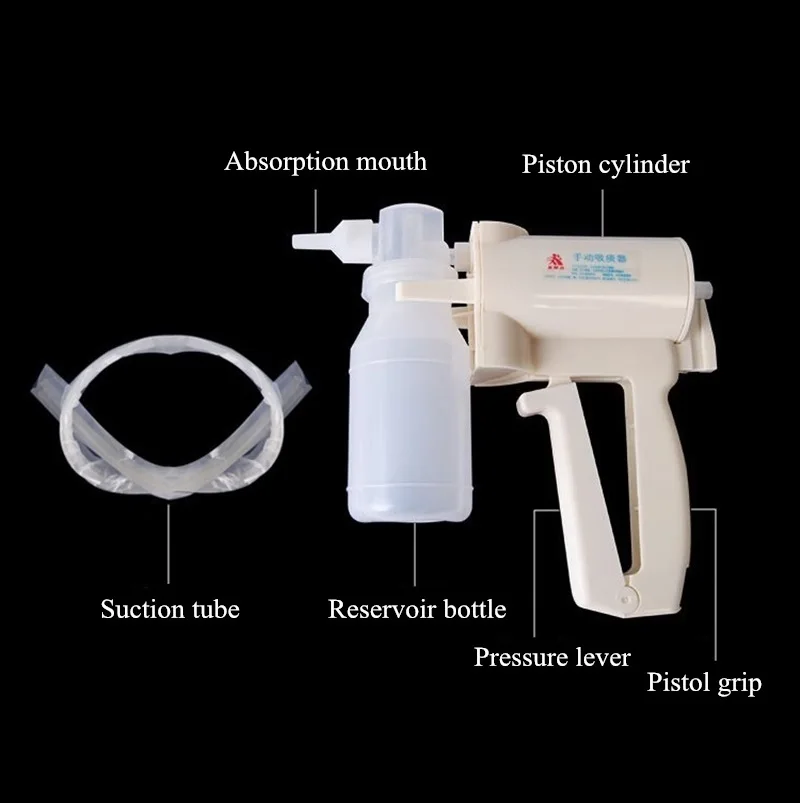 Hand Held Mnual Medical Sputum Aspirator Portable Sputum Suction Device Sterile Suction Pump Catheter Sputum Tube Elderly Child