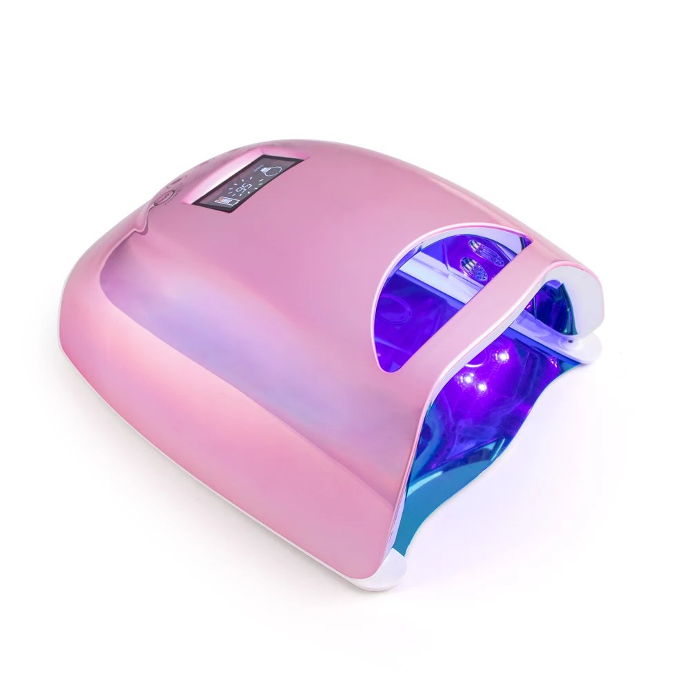 

48W Cordless UV LED Nail Lamp Light Manicure Rechargeable Battery Nail Dryer For Curing Gel Polish Lamp Wireless Plating Pink