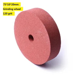 3‘’ 120 Grit Grinding Wheel Polishing Pad Abrasive Disc for Bench Grinders Rotary Tools 75x10x20mm