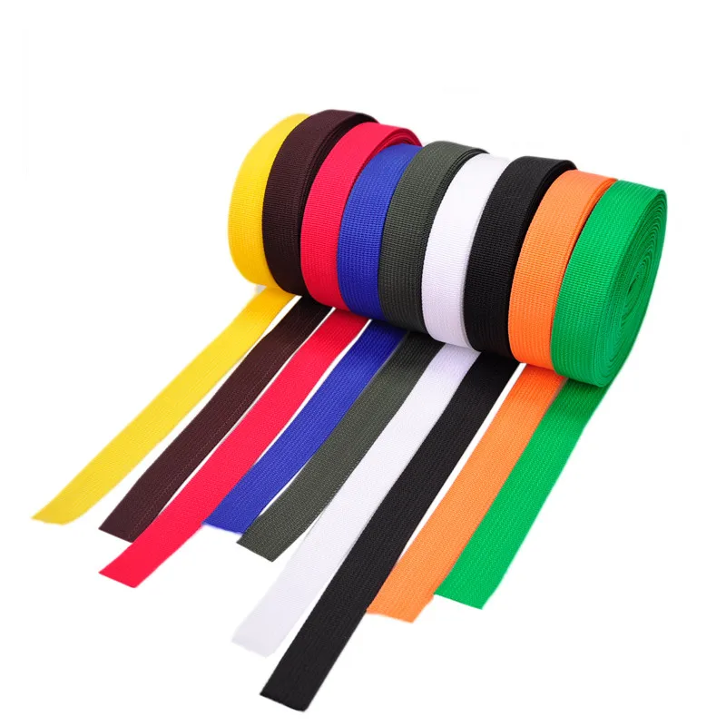 

20mm(3/4") width*10yards/roll Polypropylene PP webbing ribbon Belt Bag Webbing Knapsack Strapping Sewing Bag Belt Accessories