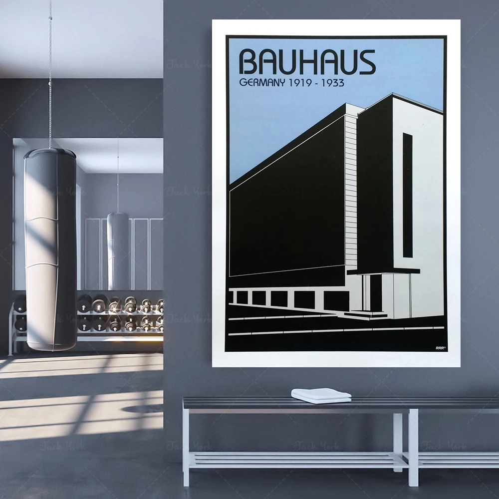 BAUHAUS ART Printable Poster - Art Movement Poster - Printable Wall Art - Digital Download - Minimalism style Poster - Download