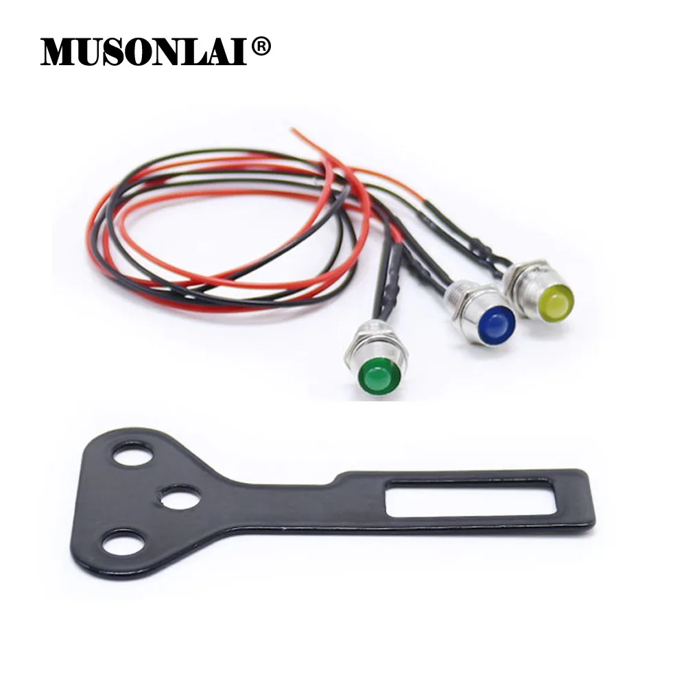 12v Motorcycle Instrument LED Light High Beam / Neutral / Turn Signal Indicator Adjustable Speedomter Odometer Auxiliary Light