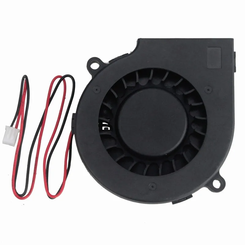 2PCS lot Gdstime 75mm 15mm 7515 Cooler DC Fan 12V 2Pin 75x15mm Brushless DC Cooling Blower Fan Ball Bearing