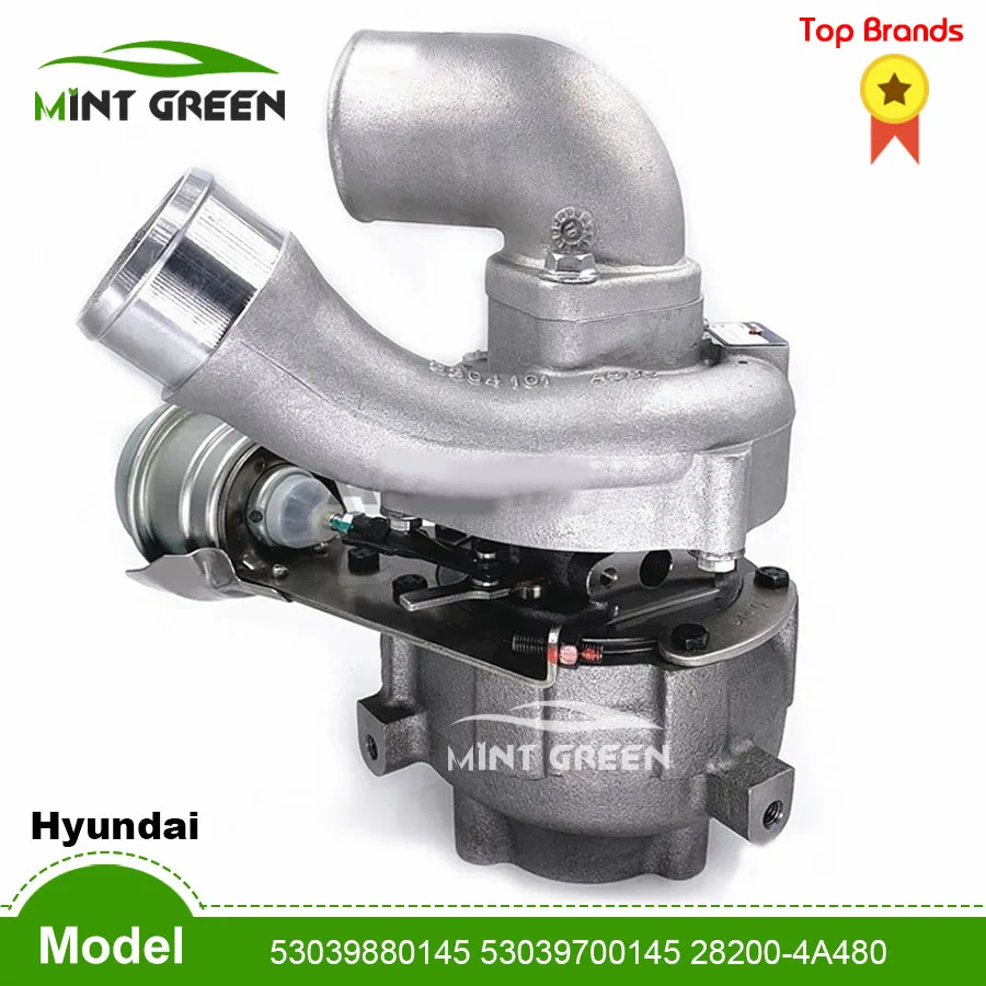 

For free shipping turbo 28200-4A480 282004A480 53039880145 53039700145 BV43 for Hyundai Starex CRDI 125 Kw - 170 HP D4CB 16V