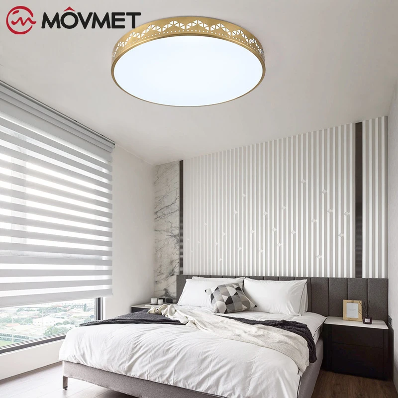 

Post-modern copper restaurant light luxury Nordic minimalistic atmosphere master bedroom Ceiling lights