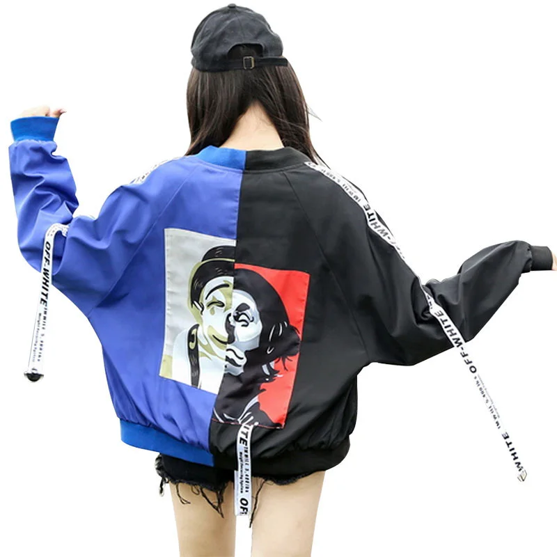 2024 Spring Autumn Bomber Jacket Women Men Tops couple Long Sleeve Basic Coat Casual Thin Outerwear Korean Hip hop Bomber Jacket