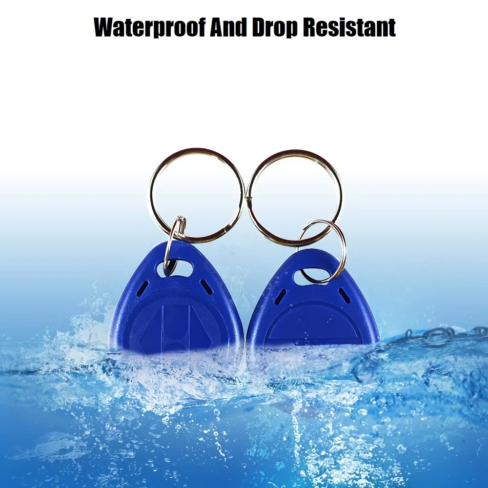 Regravável EM ID T5577 Keyfobs, Tag RFID, Ring Card, Proximidade, Token, Duplicado de Acesso, Elevador, Estacionamento, 125kHz, 2Pcs