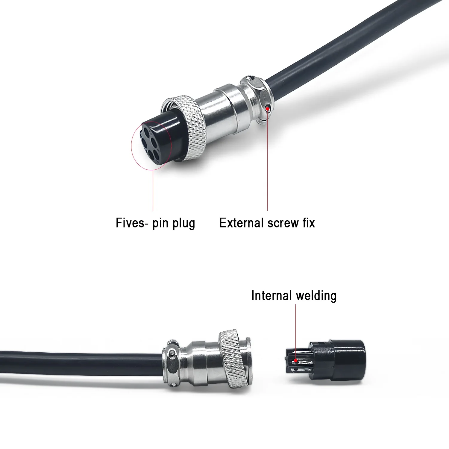 ماكينة لحام بغاز التنجستين الخامل دواسة قدم 5-pin Plug Kit (نسخة جديدة)