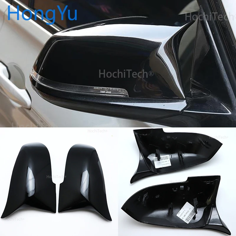 

For BMW 4 Series F32 F33 F36 2014-up Replace the original car mirror cover M3 M4 appearance bright black mirror cover