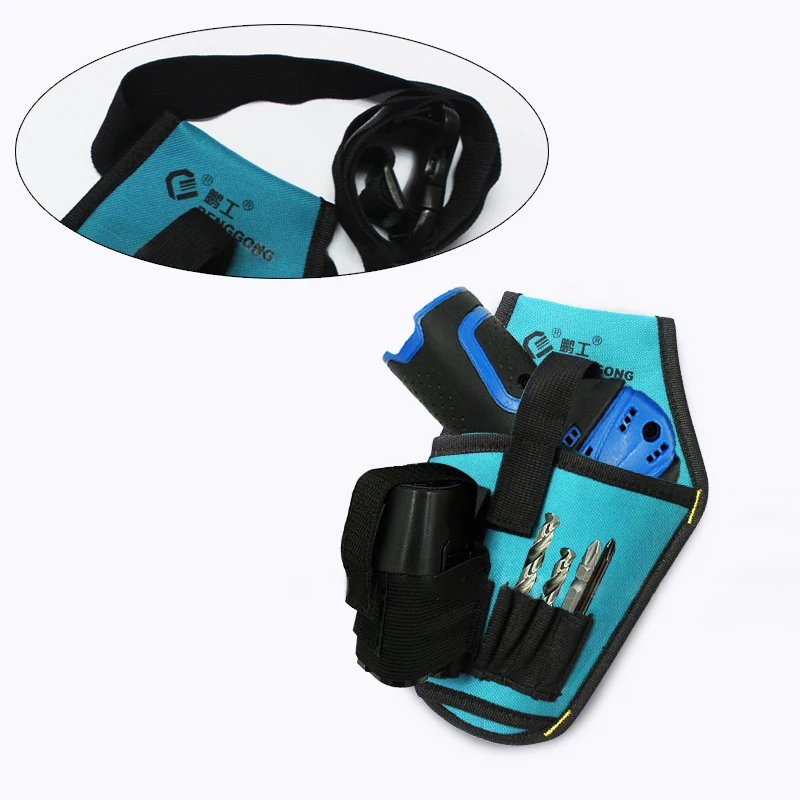 Multifunctional Drill Waist Tool Bag Waterproof Electric Waist Belt Tools Pouch Bag Wrench Hammer Screwdriver Tool Bags