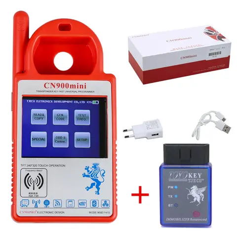 Original ND900 CN900 Mini Car Key Programmer Plus OBD2 Toyo Key OBD II Key Pro for Toyota All Key Lost Auto Key Programmer