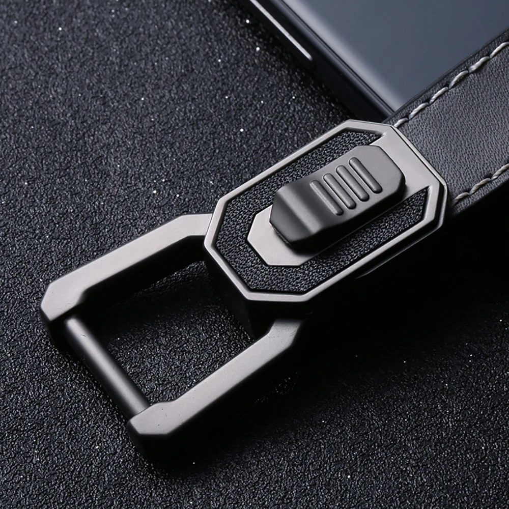Luxury Key Chain High Grade Cowhide Leather Rope Keychain Women Men Classic for Car Key Holder Ultra Soft Best Gift Quality