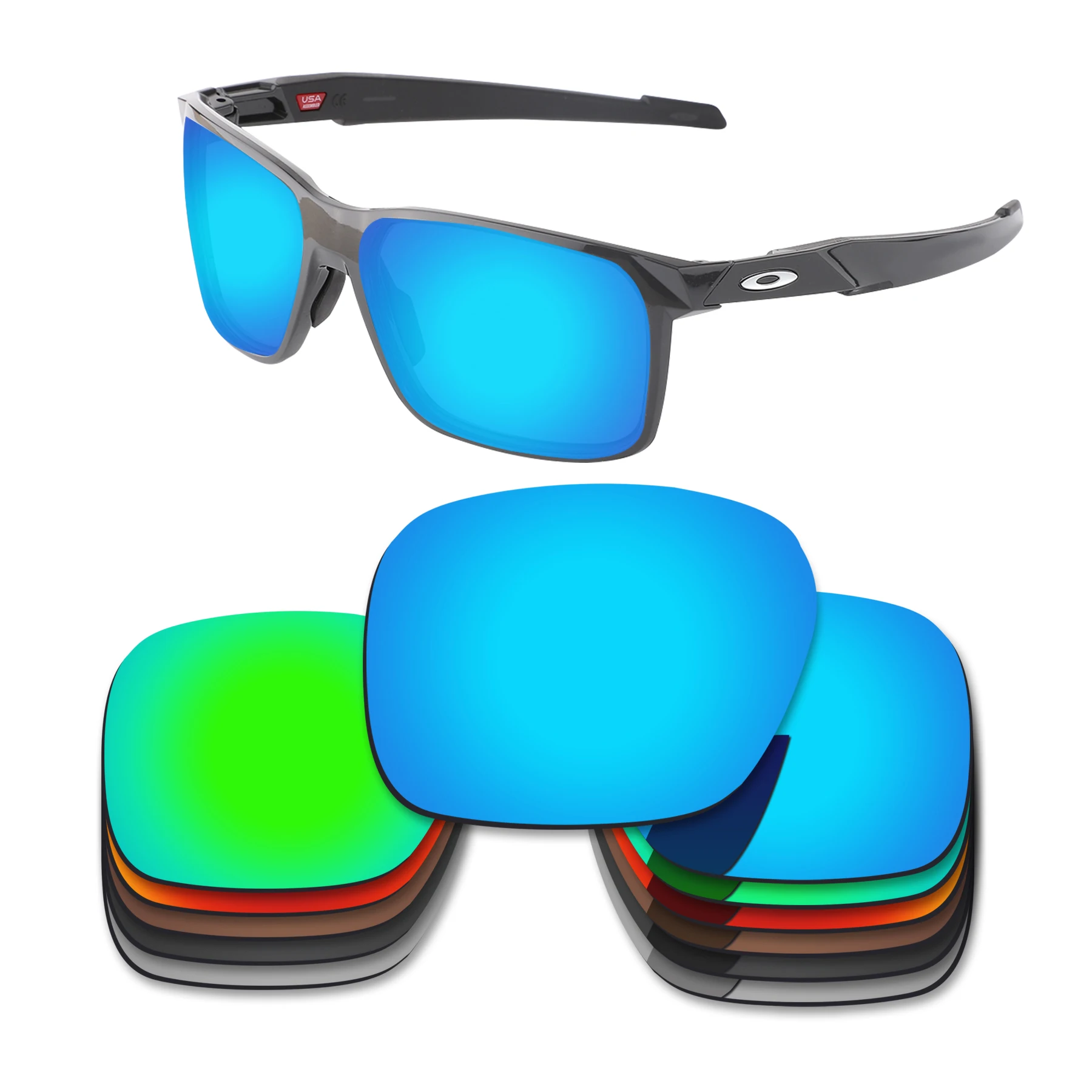 Bsymbo Replacement Lenses for-Oakley Portal X OO9460 Sunglasses Polarized - Multiple Options