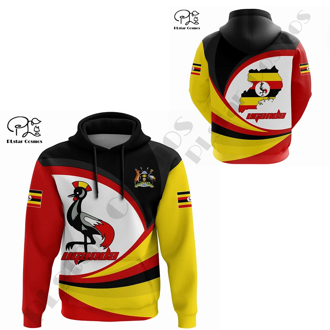 

PLstar Cosmos 3DPrint Newest Uganda Flag Country Culture Art Unique Streetwear Harajuku Pullover Unisex Hoodies/Sweatshirt/Zip 1