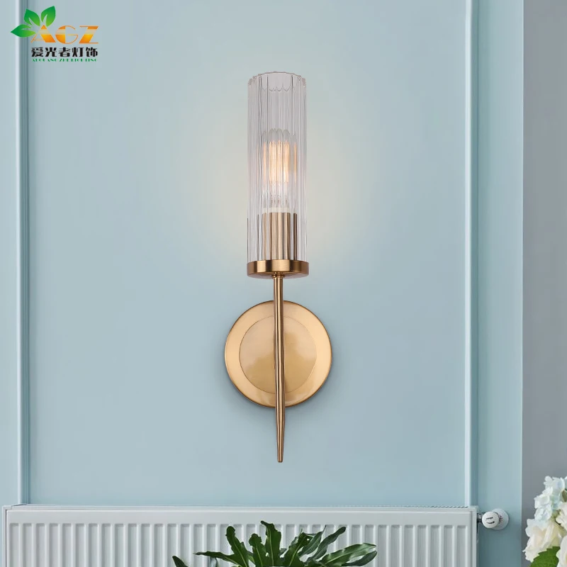 Imagem -04 - Modern Indoor Crystal Golden Wall Lamp Lâmpada Led Sconce Luz Interior para Quarto Decoração de Cabeceira Transporte Rápido