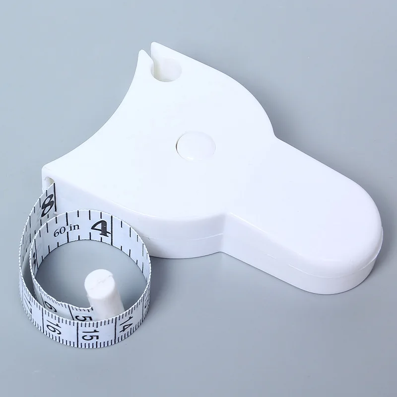 150cm/60 Inch Fitness Accurate Fitness Caliper Body Waist Chest Arms Legs Measuring Tape Retractable Ruler Measure