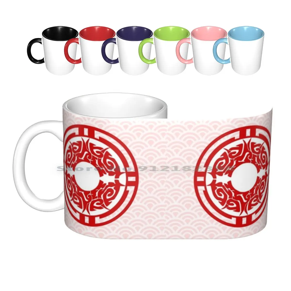 Yiling Patriarch Logo Ceramic Mugs Coffee Cups Milk Tea Mug Mo Dao Zu Shi The Grandmaster Of Demonic Cultivation Gusu Lan