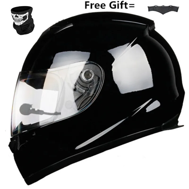 Dot Approved Wireless Bluetooth-compatible Motorcycle Full Face Helmet With BT Intercom Built-in