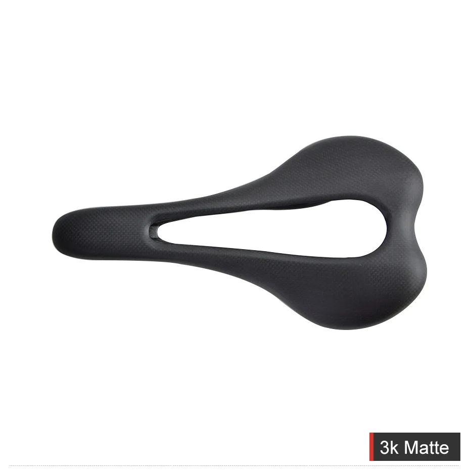 DODICI Full Carbon Fiber Saddle Ultralight Flow High Performance Open Saddle MTB Road Race Bicycle Saddle