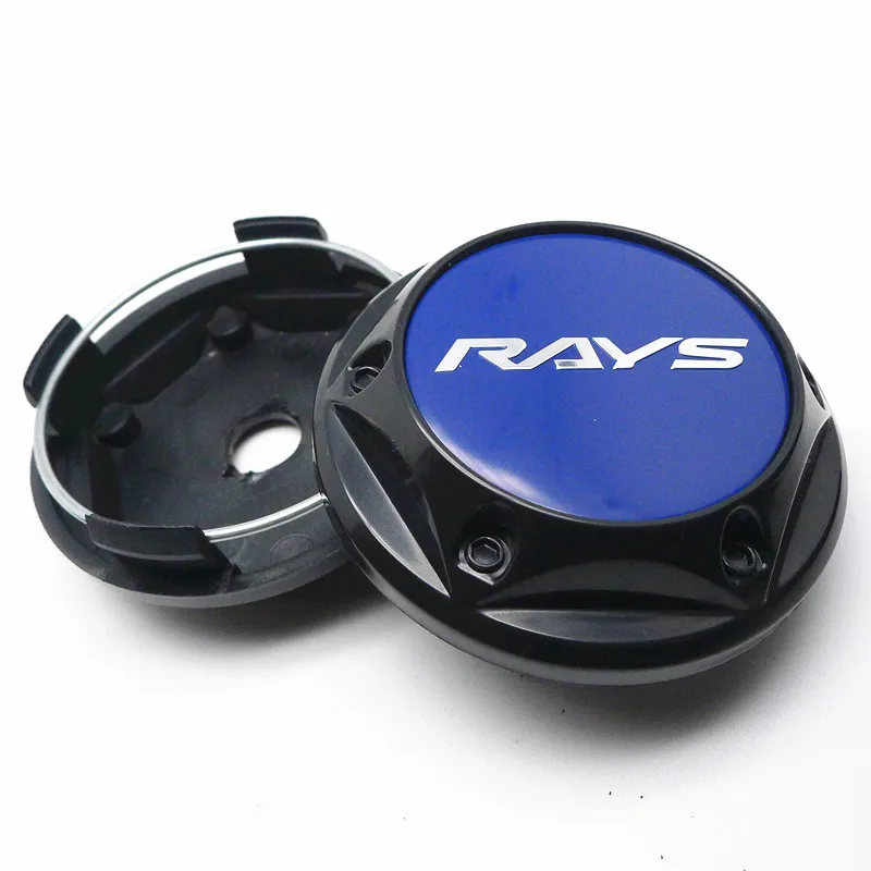 4pcs 68mm 62mm For Rays Wheel Hub Center Cap Car Rims Replace Dust-proof Cover Auto Styling Accessories