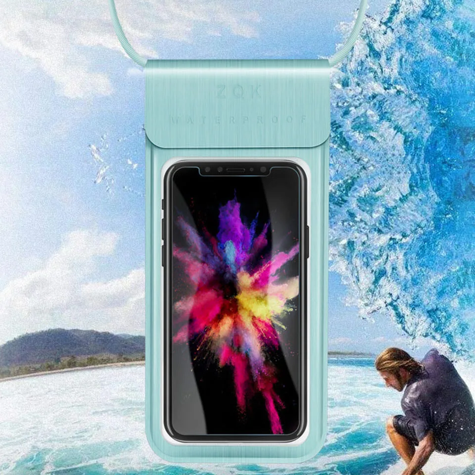 Waterproof Phone Case Cover Touchscreen Cellphone Dry Diving Bag Pouch with Neck Strap for iPhone Xiaomi Samsung Meizu