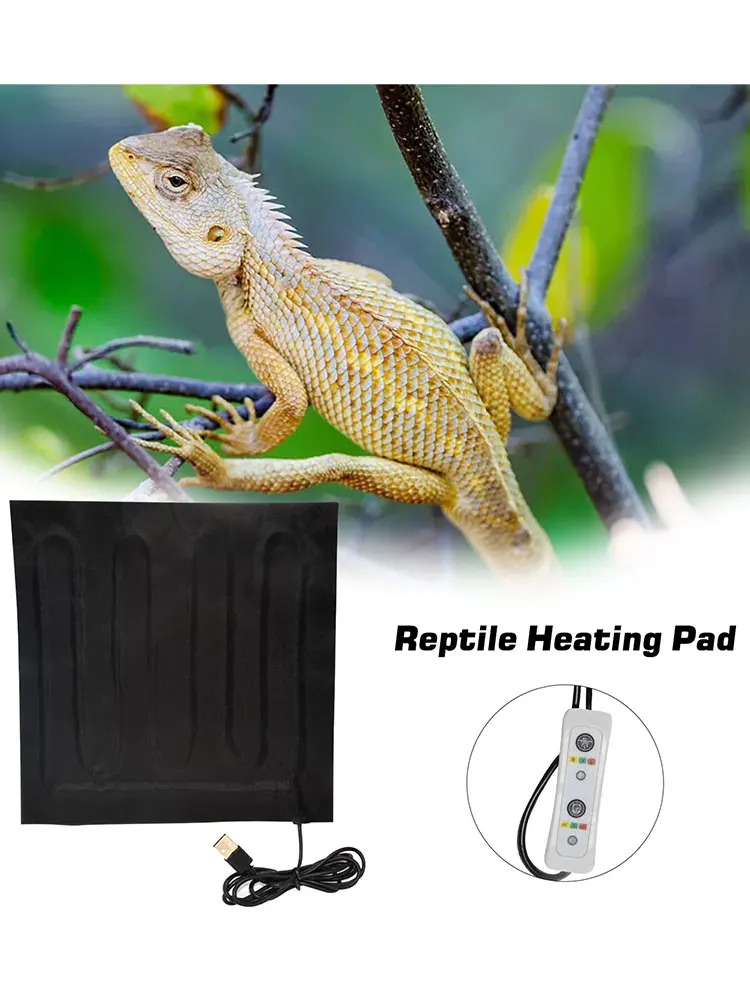 Pet Warm Heater Reptile Pets Heating Pad Climbing Pet With Thermostat Controller Terrarium Warmer Heated Mats Reptiles Excellent