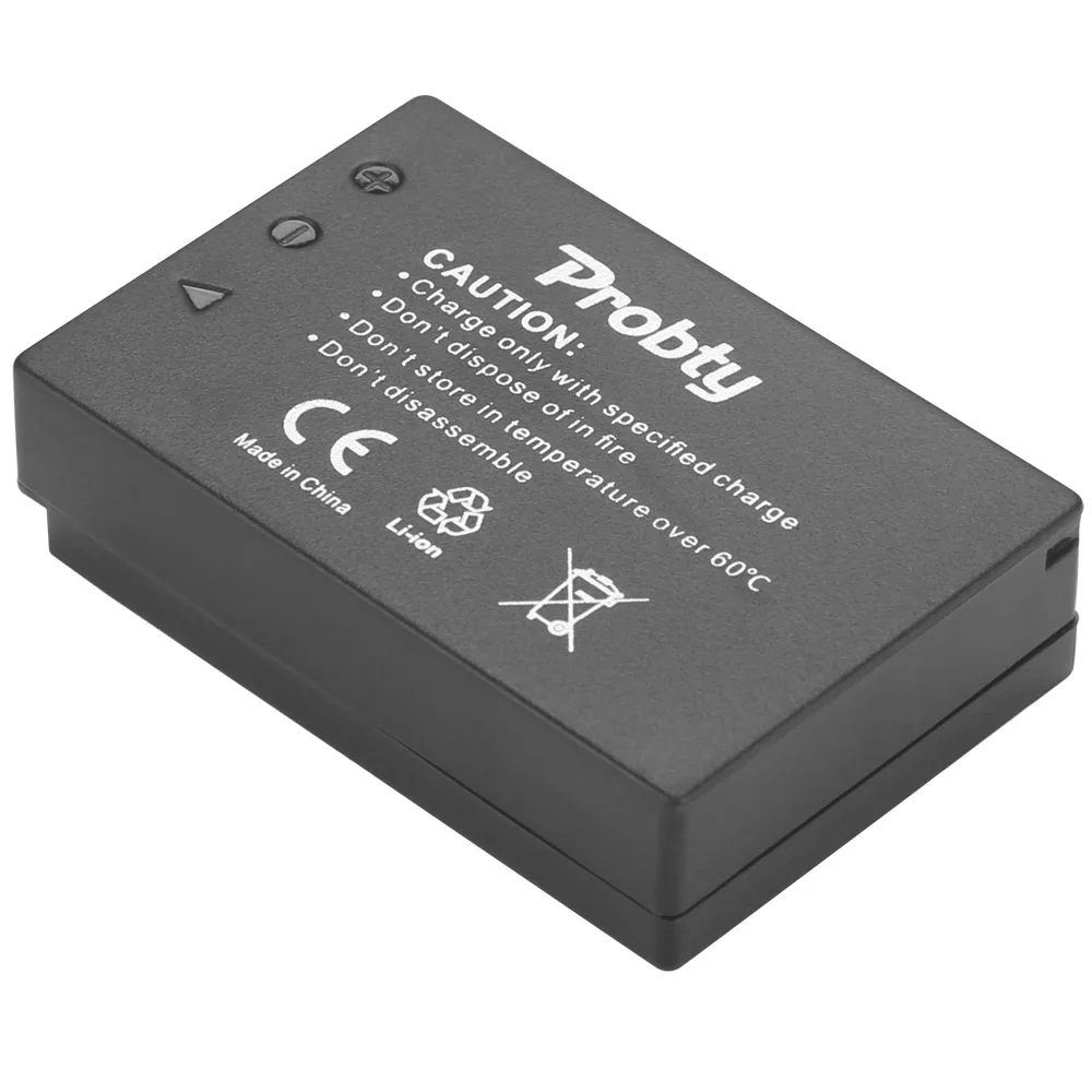 Batería de cámara LPE12 LP-E12 de 1800mAh de alta calidad + cargador dual USB LCD para Canon EOS M50, EOS M100, 100D Kiss X7 Rebel bel