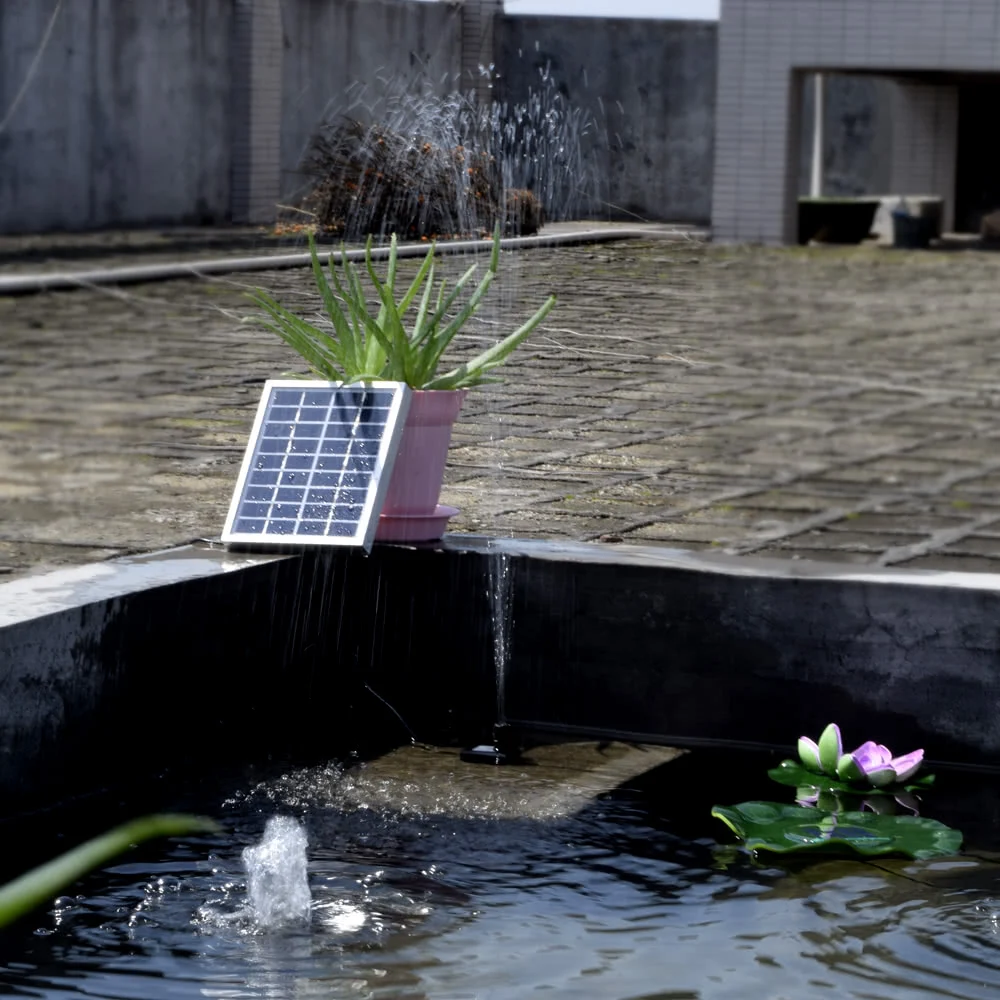 

Small Type Landscape Pool Garden Fountains 9V 2W Solar Power Decorative Fountain Water Pump