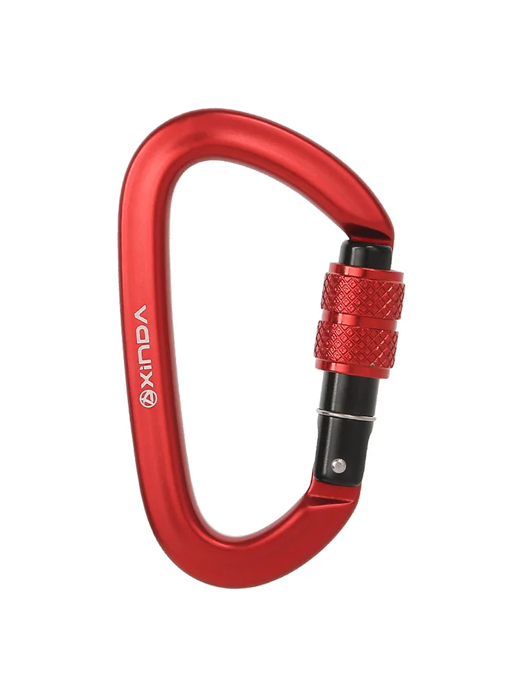 Xinda Outdoor wielofunkcyjny Quickdraw klamra Camping brelok plecak hamak huśtawka D kształt karabinek na klucze