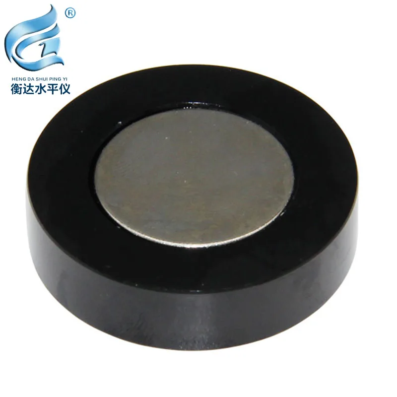 40*10mm round level bubble aluminum alloy level with magnetic level