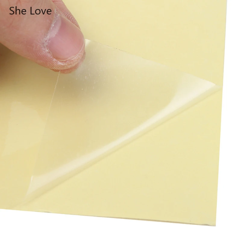 Chzimade 10Pcs/lot A4 Clear Transparent Self Adhesive Laser Printing Sticker Paper Sheet For Diy Laser Printer Crafts