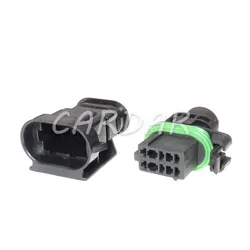 1 Set 6 Pin 211PC063S0003 Waterproof Car Electrical Auto Connector Housing Black Plug AC Assembly 211 PC063S0003