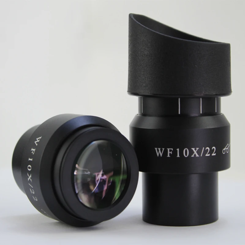 1 sztuk mikroskop Stereo WF10X 22 mm 23mm 24mm szerokokątny okular dioptrii regulowany z okularami 30mm średnica
