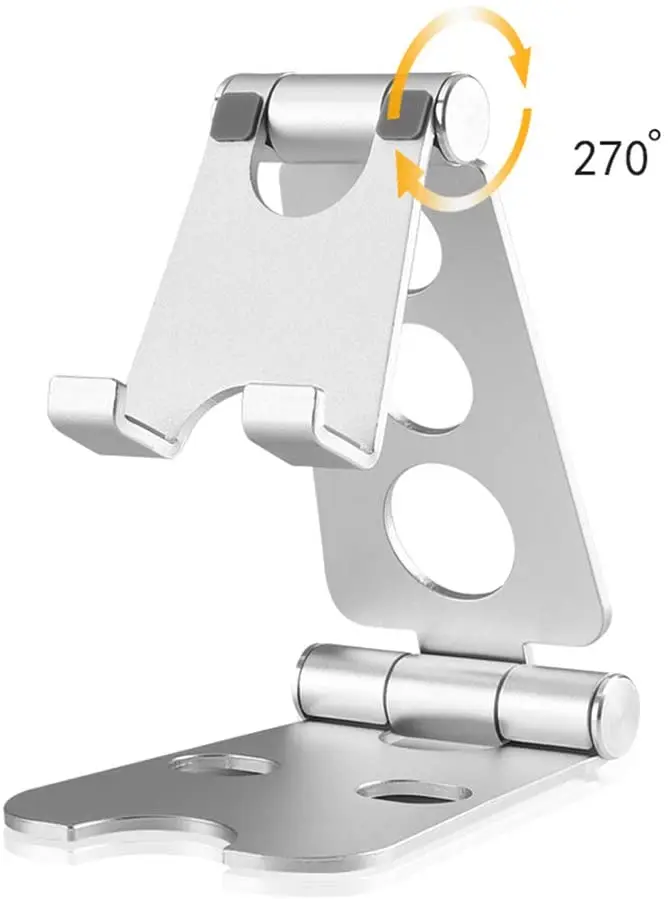 Suporte do suporte do telefone celular, suporte ajustável do telefone do desktop compatível com para o iphone 11 pro xs max xr x 8 7 6, ipad mini