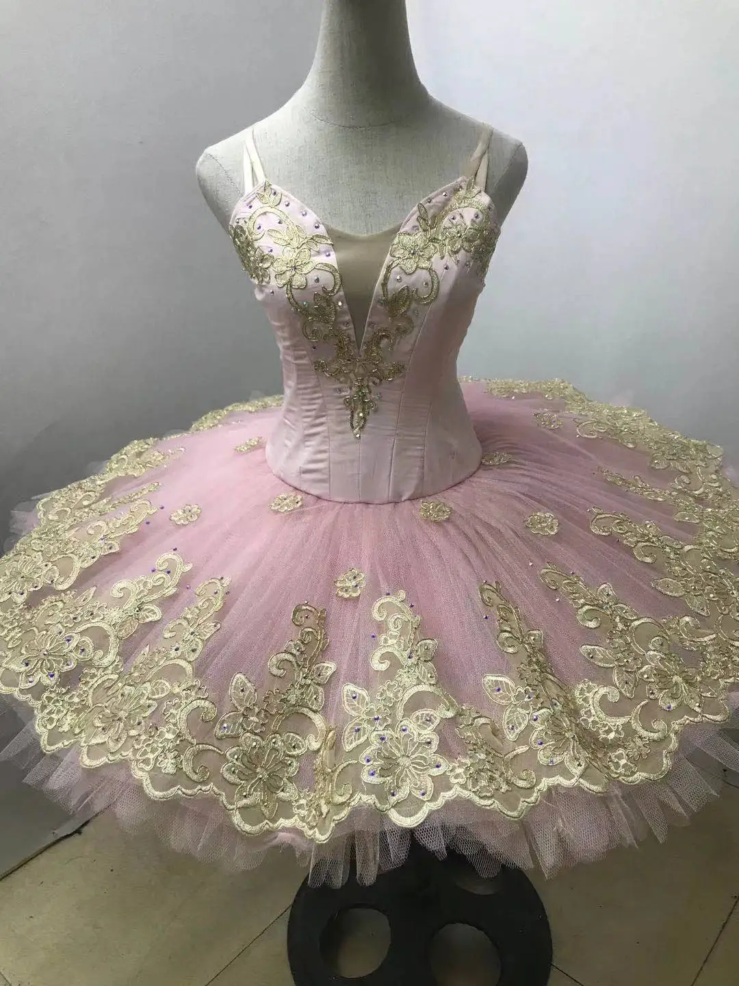 Nova saia de balé clássico profissional panqueca tutu trajes